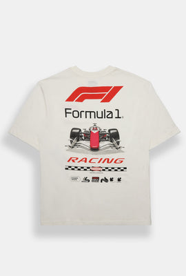 T-shirt surdimensionné imprimé Formula 1 Racing