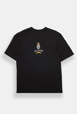 T-shirt surdimensionné brodé Real Madrid