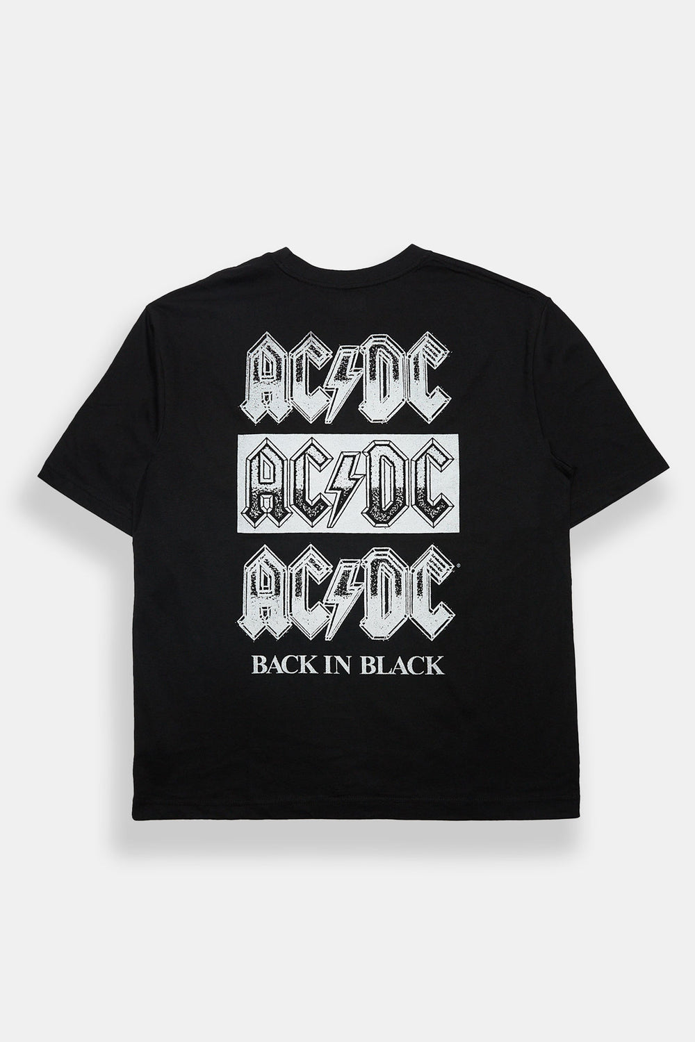 AC/DC Back In Black Graphic Oversized Tee AC/DC Back In Black Graphic Oversized Tee