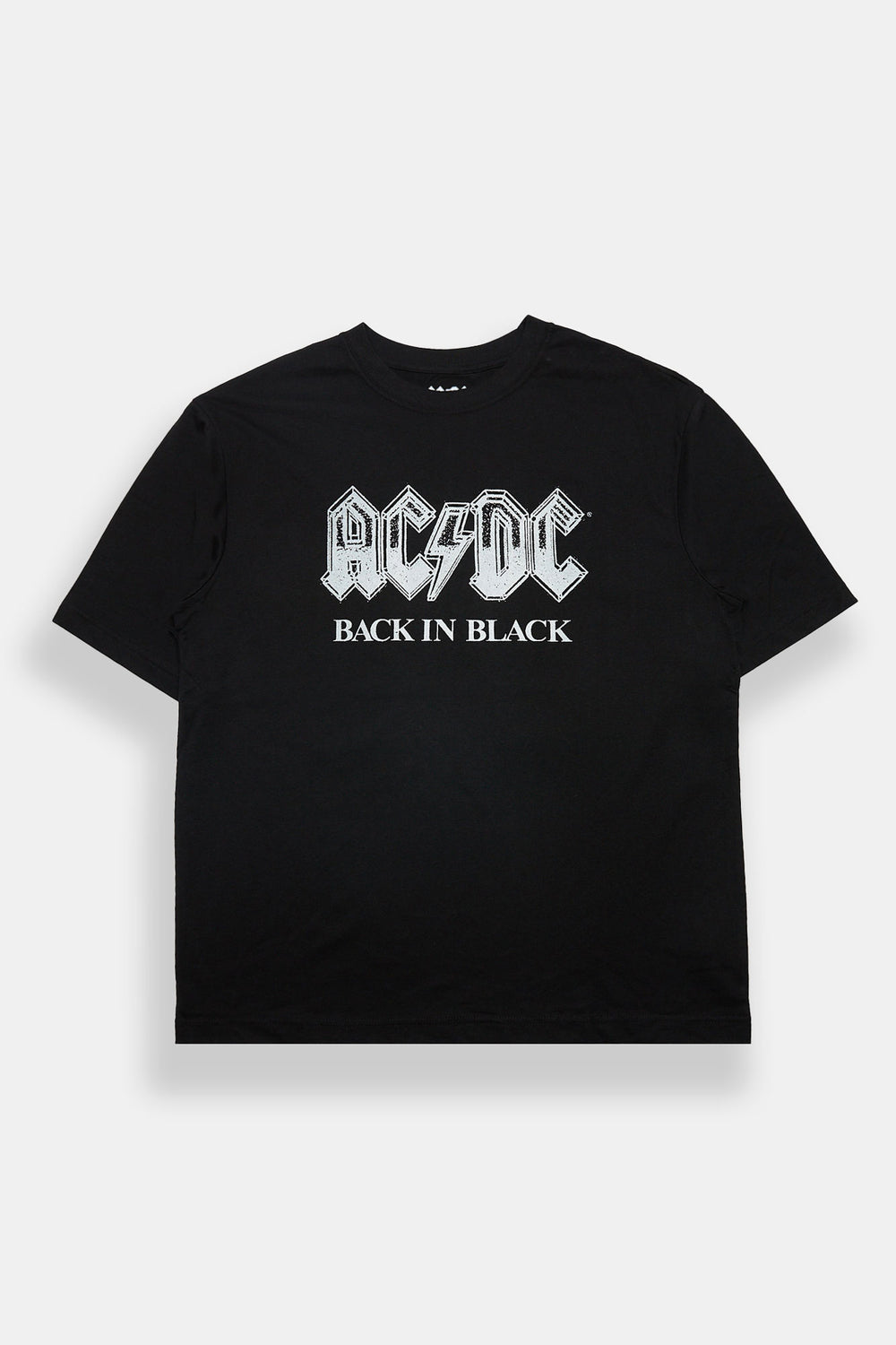 T-shirt surdimensionné imprimé AC/DC Back In Black T-shirt surdimensionné imprimé AC/DC Back In Black