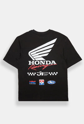 T-shirt surdimensionné imprimé Honda Racing