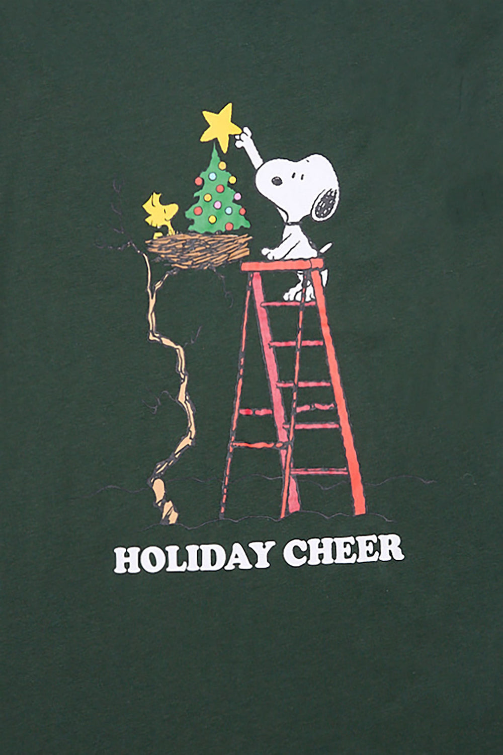 Mens Peanuts Snoopy Holiday Cheer T-Shirt Mens Peanuts Snoopy Holiday Cheer T-Shirt