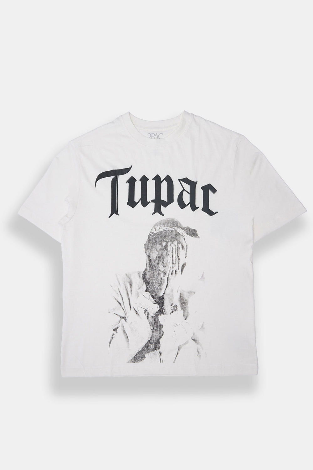 Mens Tupac Graphic Oversized T-Shirt Mens Tupac Graphic Oversized T-Shirt