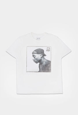 Mens Tupac Portrait T-Shirt