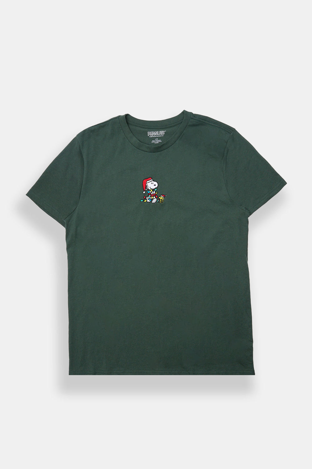Mens Peants Snoopy & Woodstock Embroidered T-Shirt Mens Peants Snoopy & Woodstock Embroidered T-Shirt