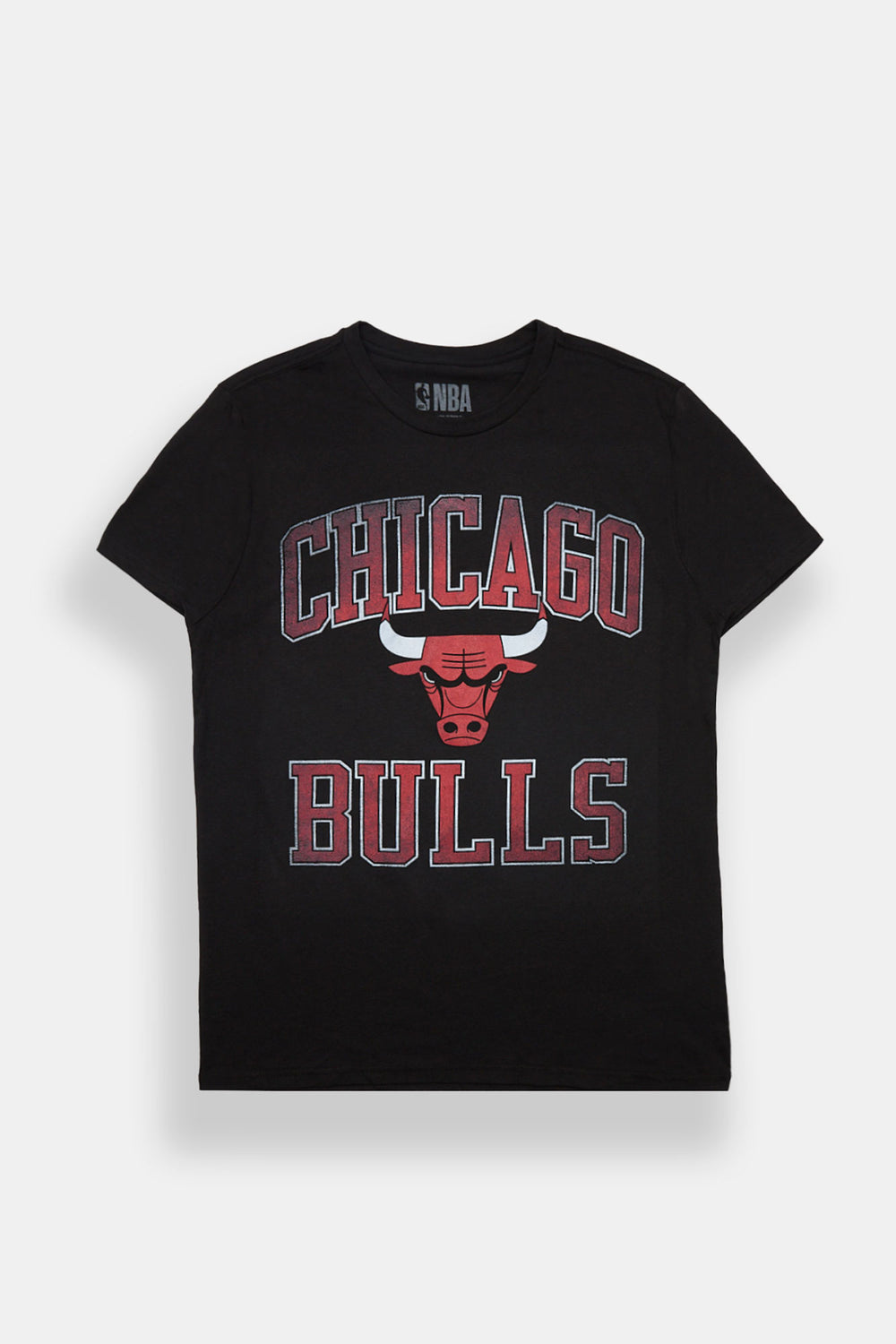 T-shirt imprimé à logo délavé Chicago Bulls T-shirt imprimé à logo délavé Chicago Bulls