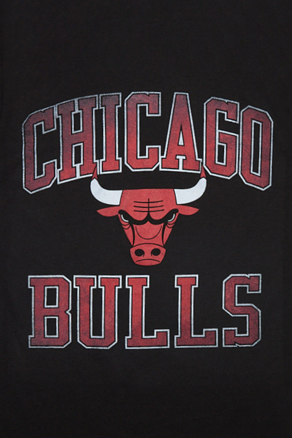 T-shirt imprimé à logo délavé Chicago Bulls T-shirt imprimé à logo délavé Chicago Bulls