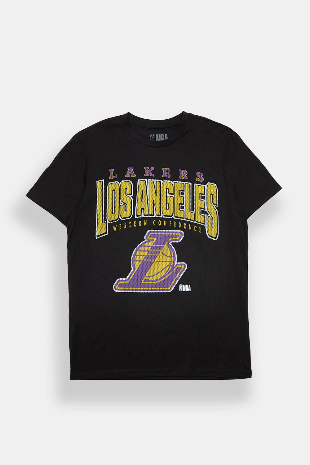 Los Angeles Lakers Mesh Logo Graphic Tee Los Angeles Lakers Mesh Logo Graphic Tee