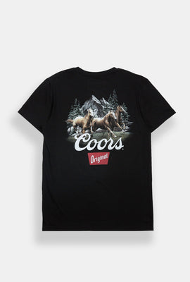 T-shirt imprimé triple cheval Coors
