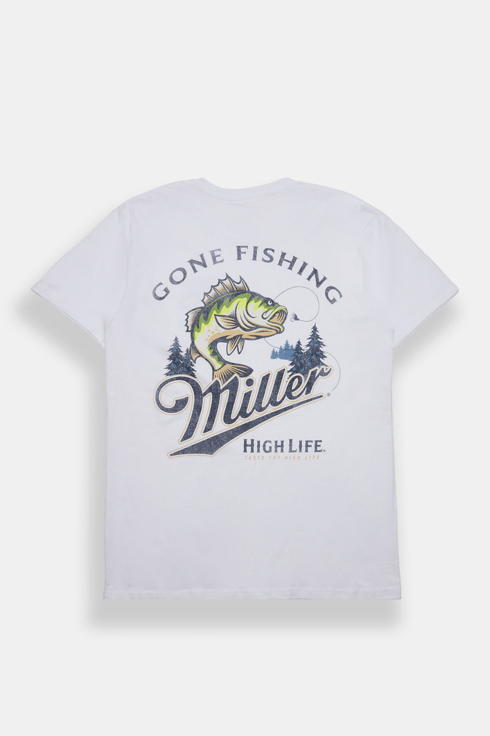 T-shirt imprimé Miller High Life Gone Fishing T-shirt imprimé Miller High Life Gone Fishing