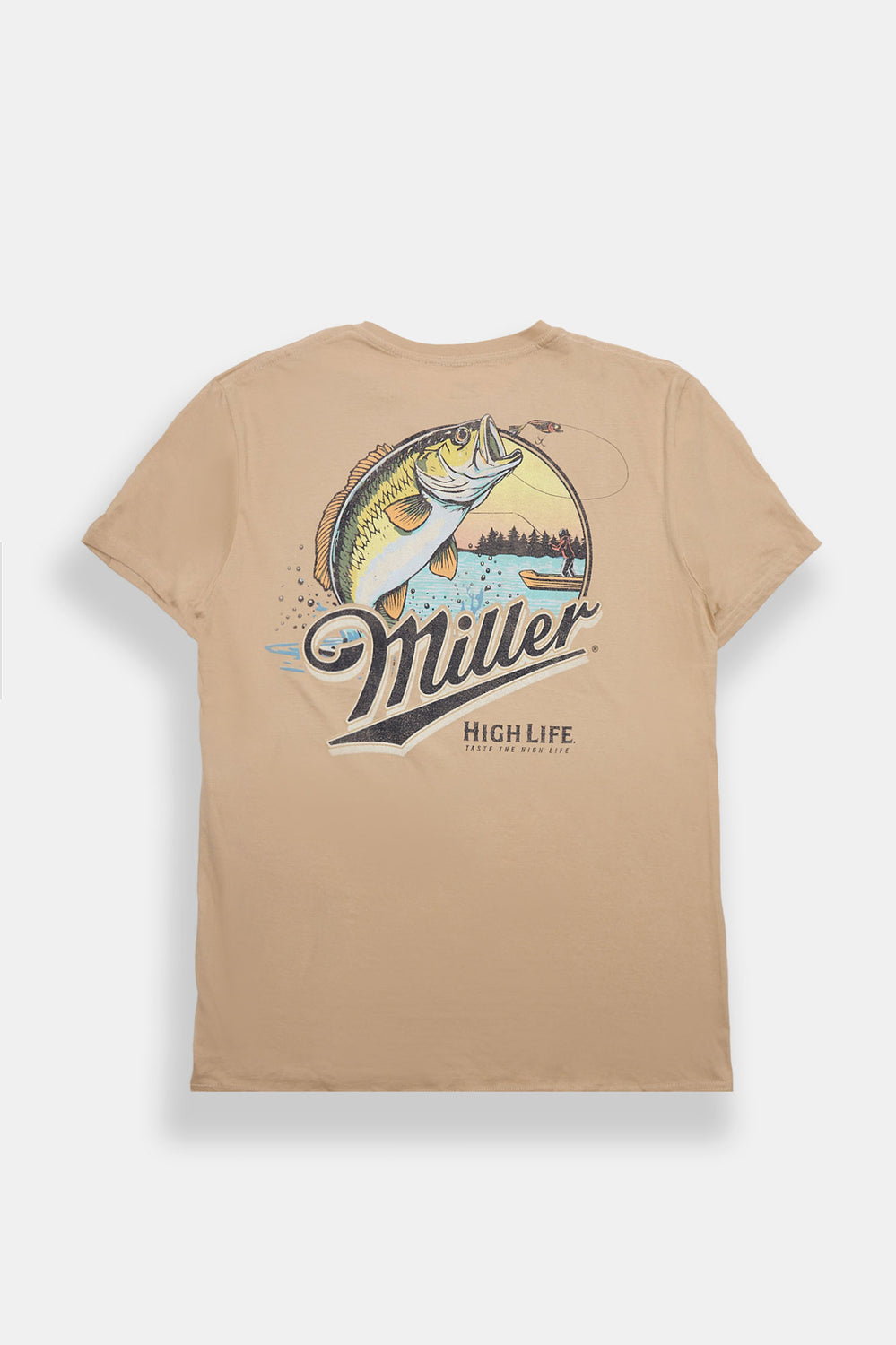 Miller High Life Fishing Graphic Tee Miller High Life Fishing Graphic Tee