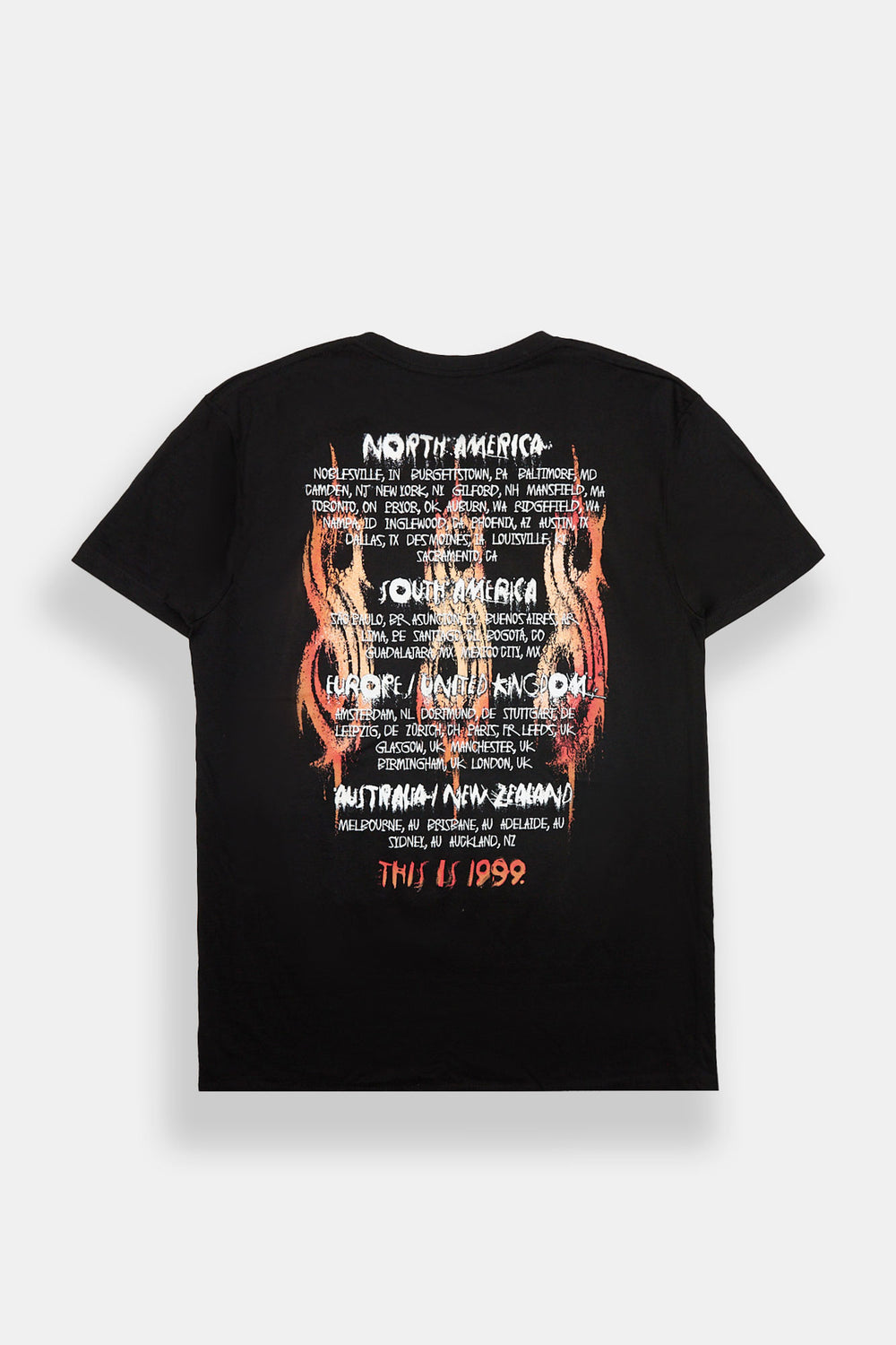 T-shirt imprimé Slipknot This Is 1999 Tour Dates T-shirt imprimé Slipknot This Is 1999 Tour Dates