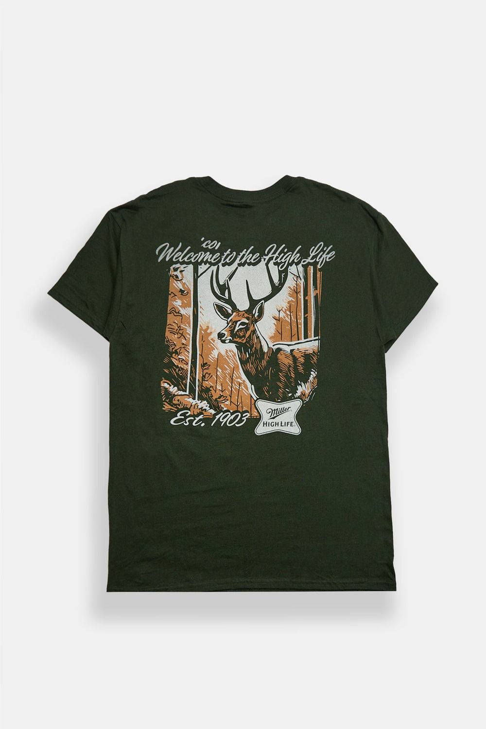 Miller High Life Deer Est. 1903 Graphic T-Shirt Miller High Life Deer Est. 1903 Graphic T-Shirt
