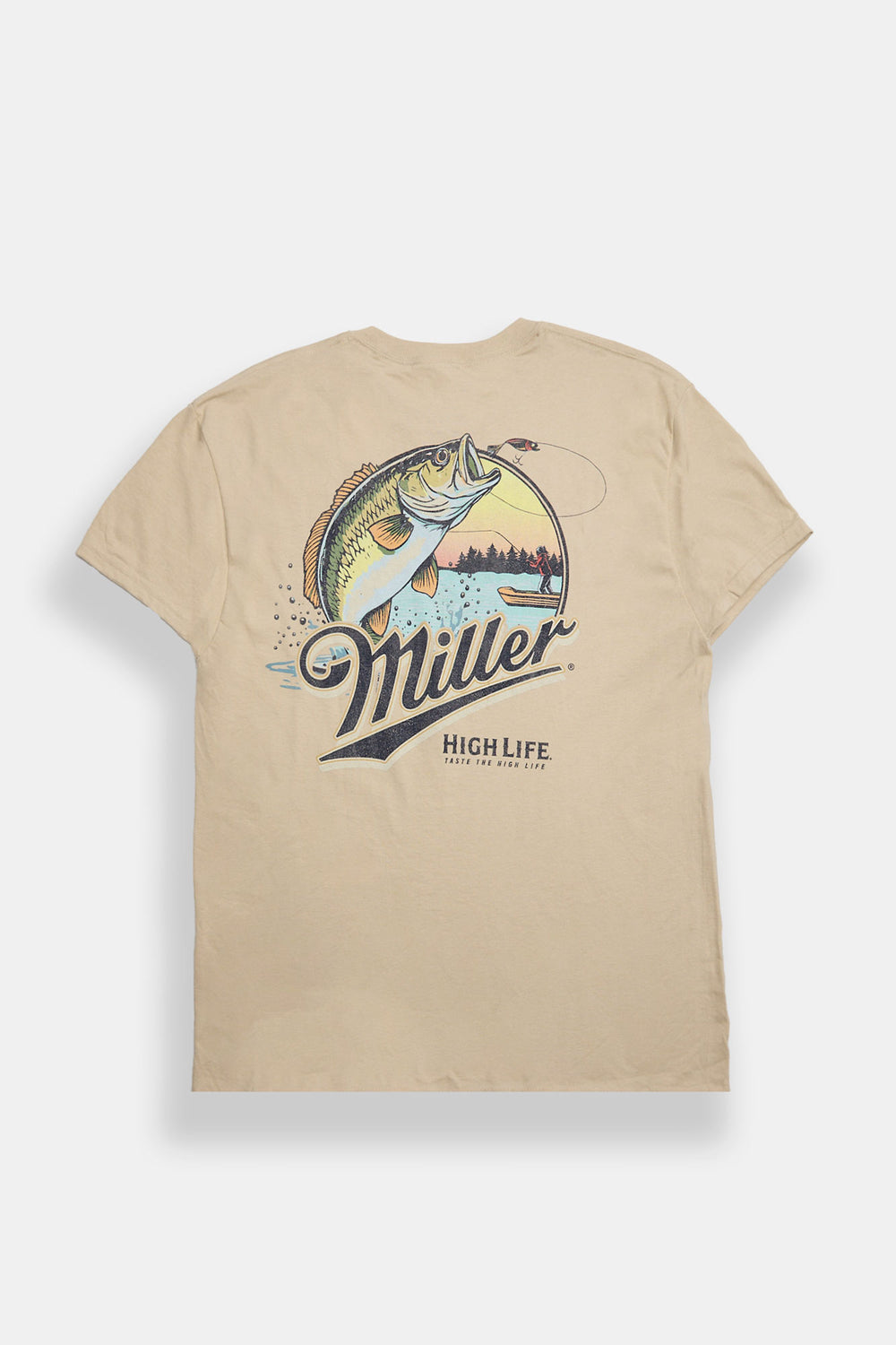 Miller High Life Fishing Graphic T-Shirt Miller High Life Fishing Graphic T-Shirt