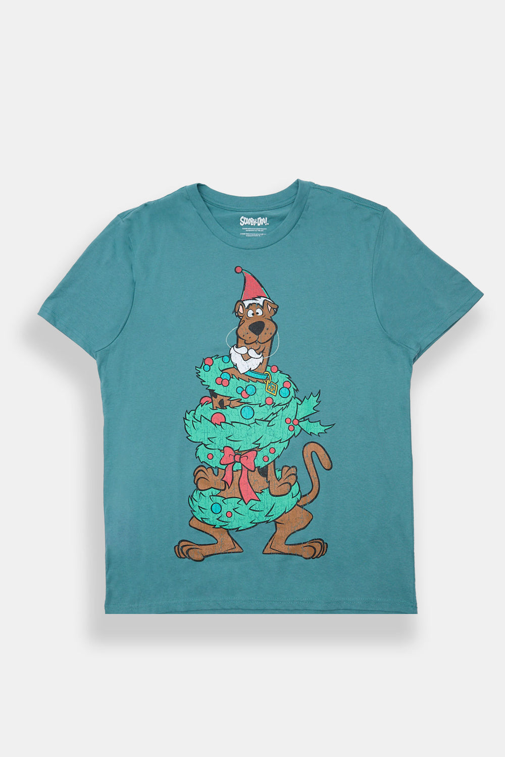 Mens Scooby-Doo Christmas Tree Graphic T-Shirt Mens Scooby-Doo Christmas Tree Graphic T-Shirt