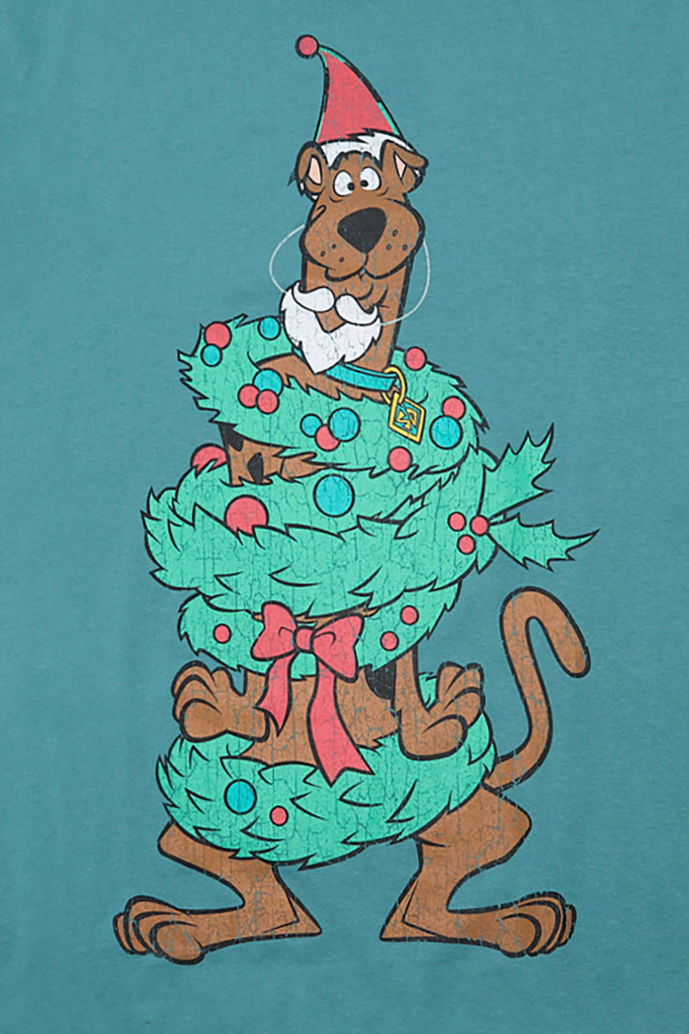 Mens Scooby-Doo Christmas Tree Graphic T-Shirt Mens Scooby-Doo Christmas Tree Graphic T-Shirt