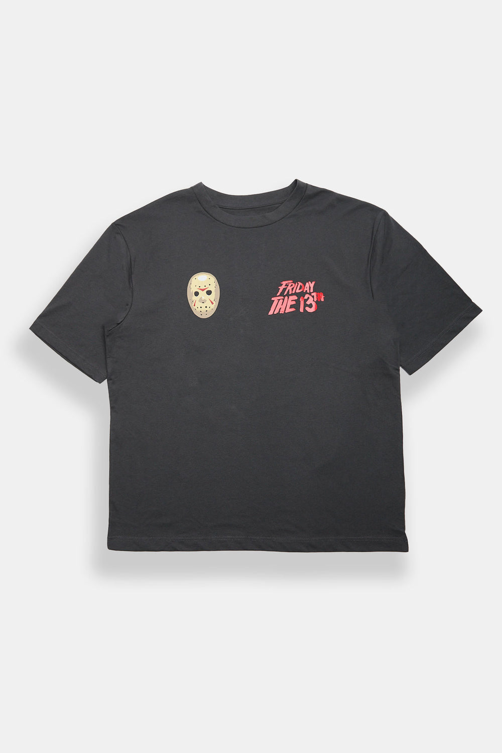 T-shirt surdimensionné imprimé de masque Friday The 13th T-shirt surdimensionné imprimé de masque Friday The 13th