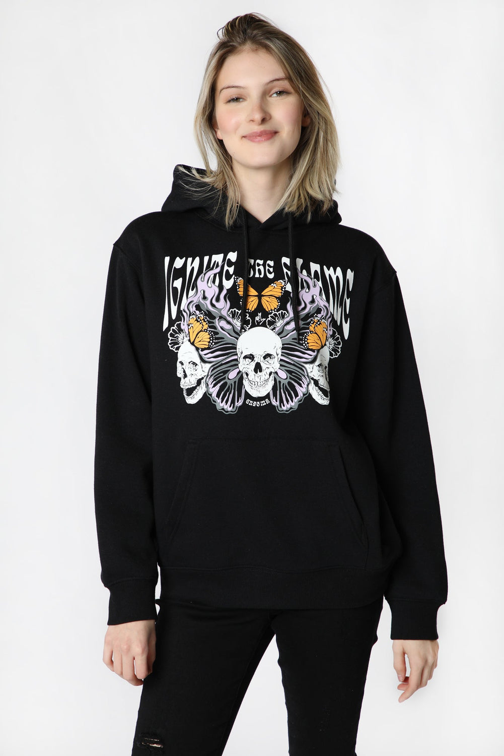 Womens Enygma Graphic Hoodie Womens Enygma Graphic Hoodie