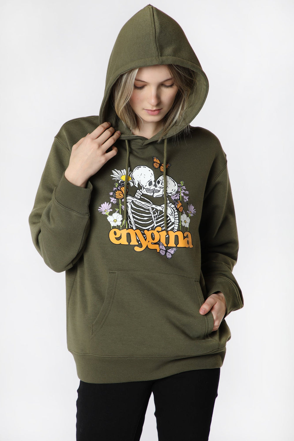 Womens Enygma Graphic Hoodie Womens Enygma Graphic Hoodie