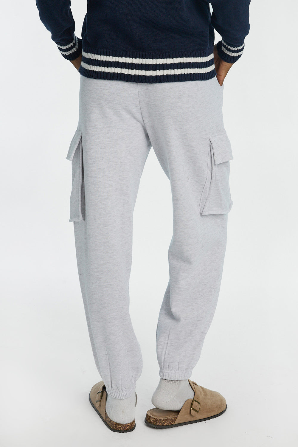 Pantalon de survêtement cargo à coupe ample Pantalon de survêtement cargo à coupe ample