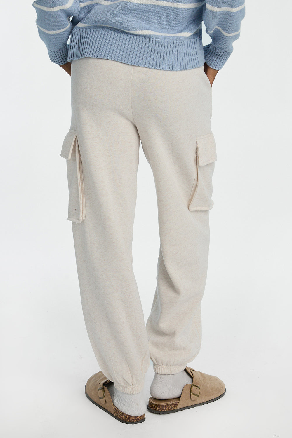 Pantalon de survêtement cargo à coupe ample Pantalon de survêtement cargo à coupe ample