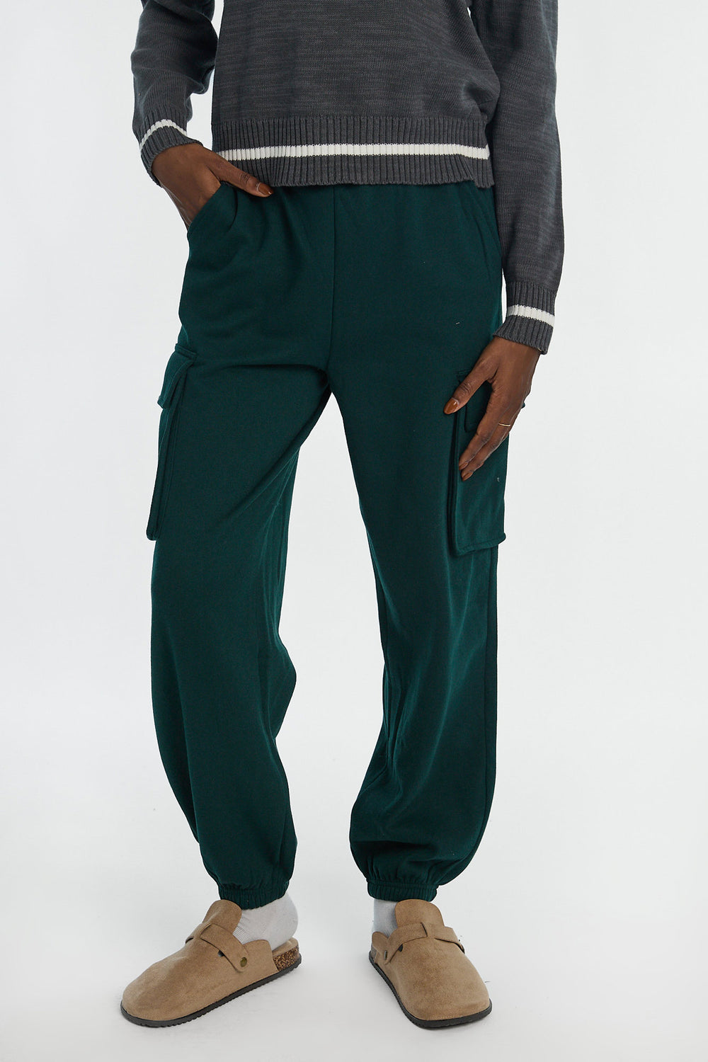 Pantalon de survêtement cargo à coupe ample Pantalon de survêtement cargo à coupe ample