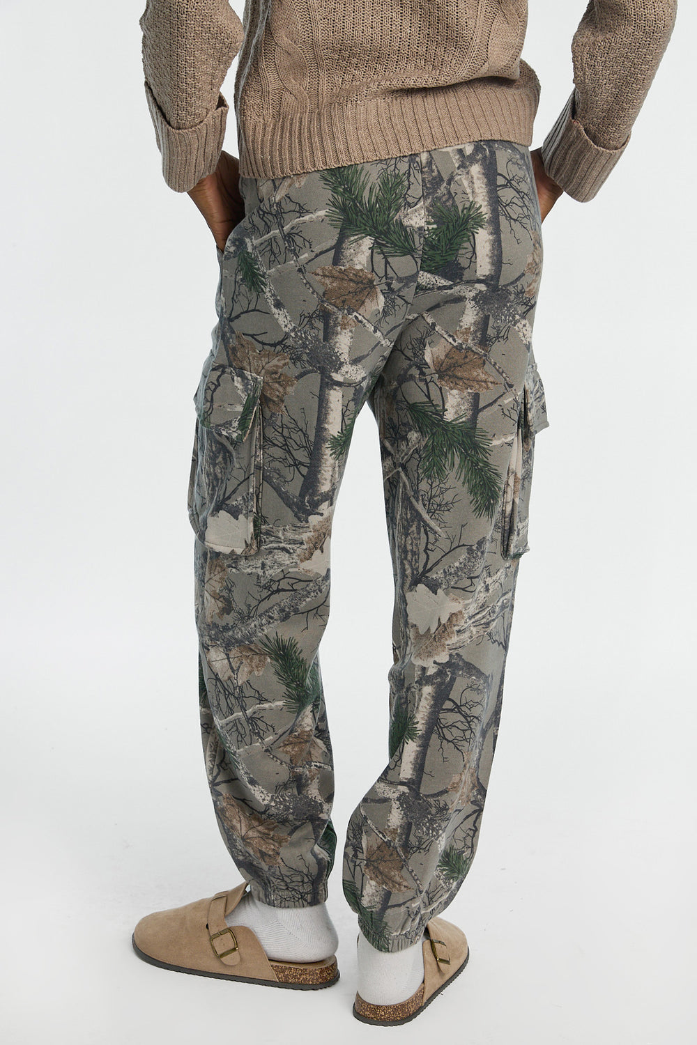 Pantalon de survêtement cargo à coupe ample Pantalon de survêtement cargo à coupe ample