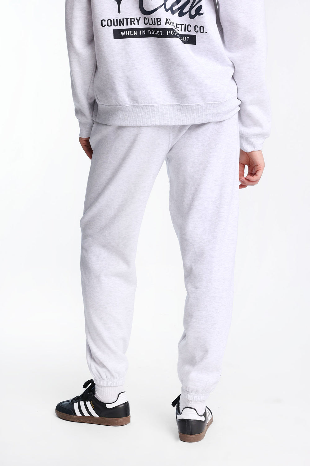 Jogger en molleton coupe boyfriend AERO Jogger en molleton coupe boyfriend AERO