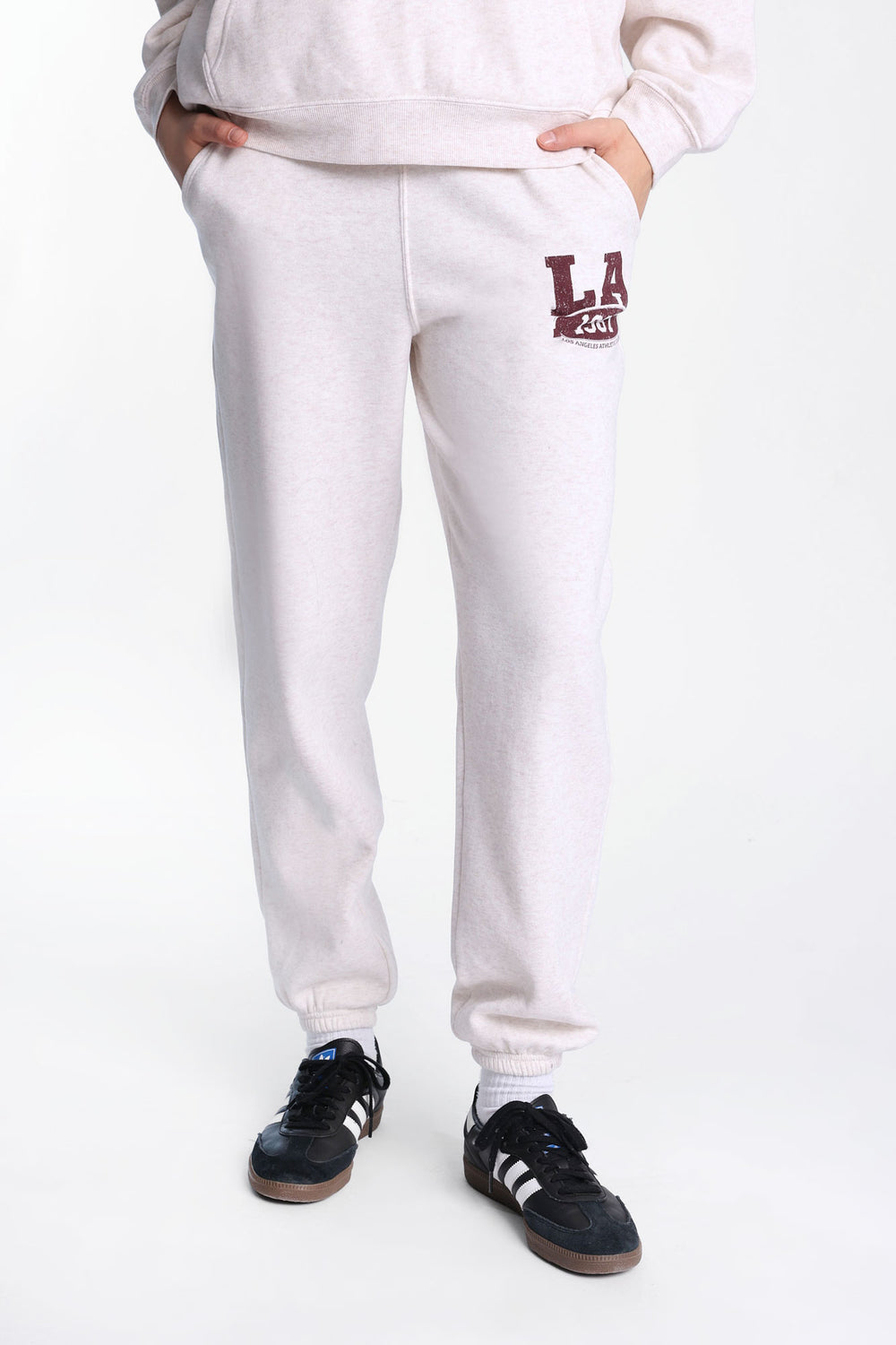 Jogger en molleton coupe boyfriend AERO Jogger en molleton coupe boyfriend AERO