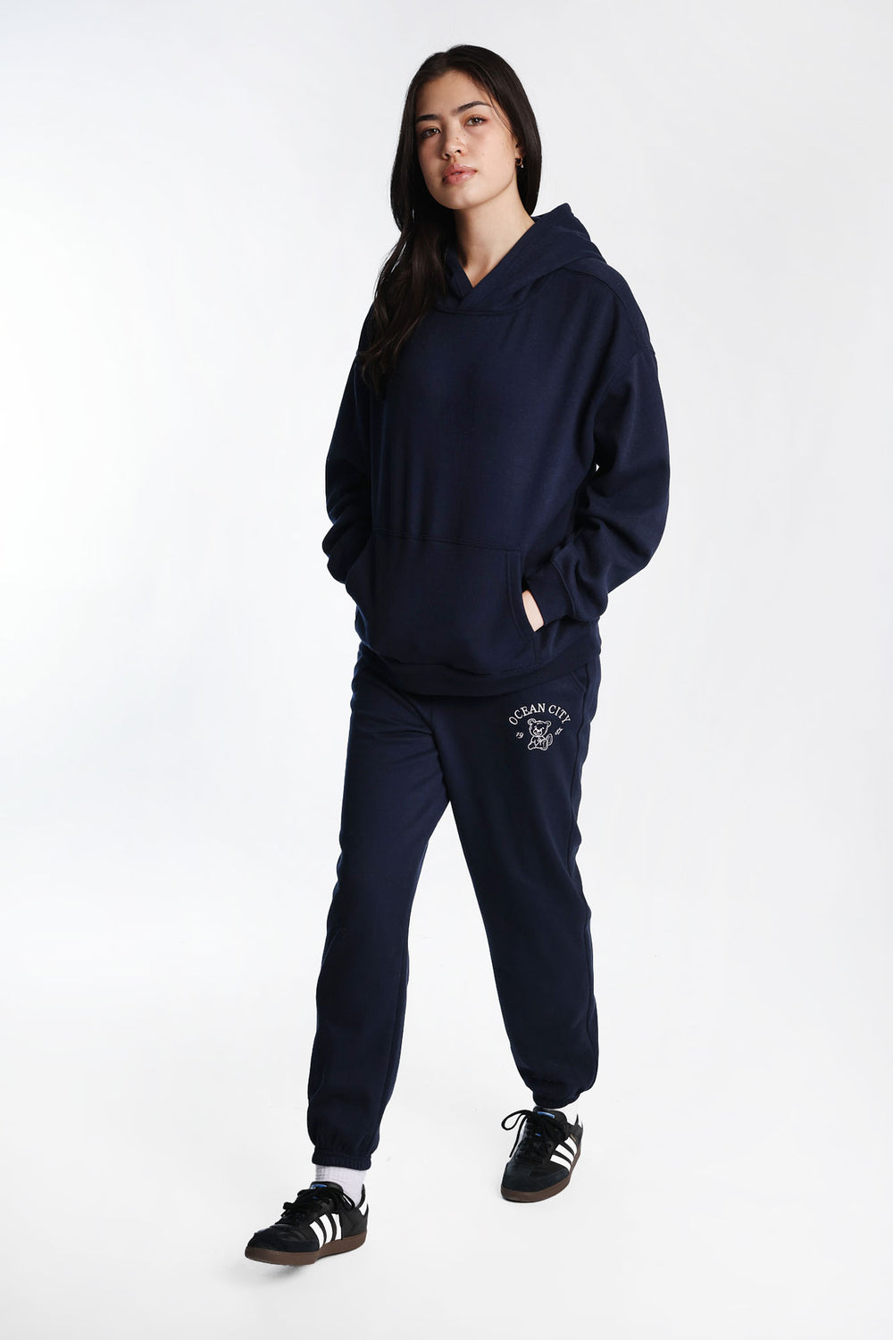 Jogger en molleton coupe boyfriend AERO Jogger en molleton coupe boyfriend AERO