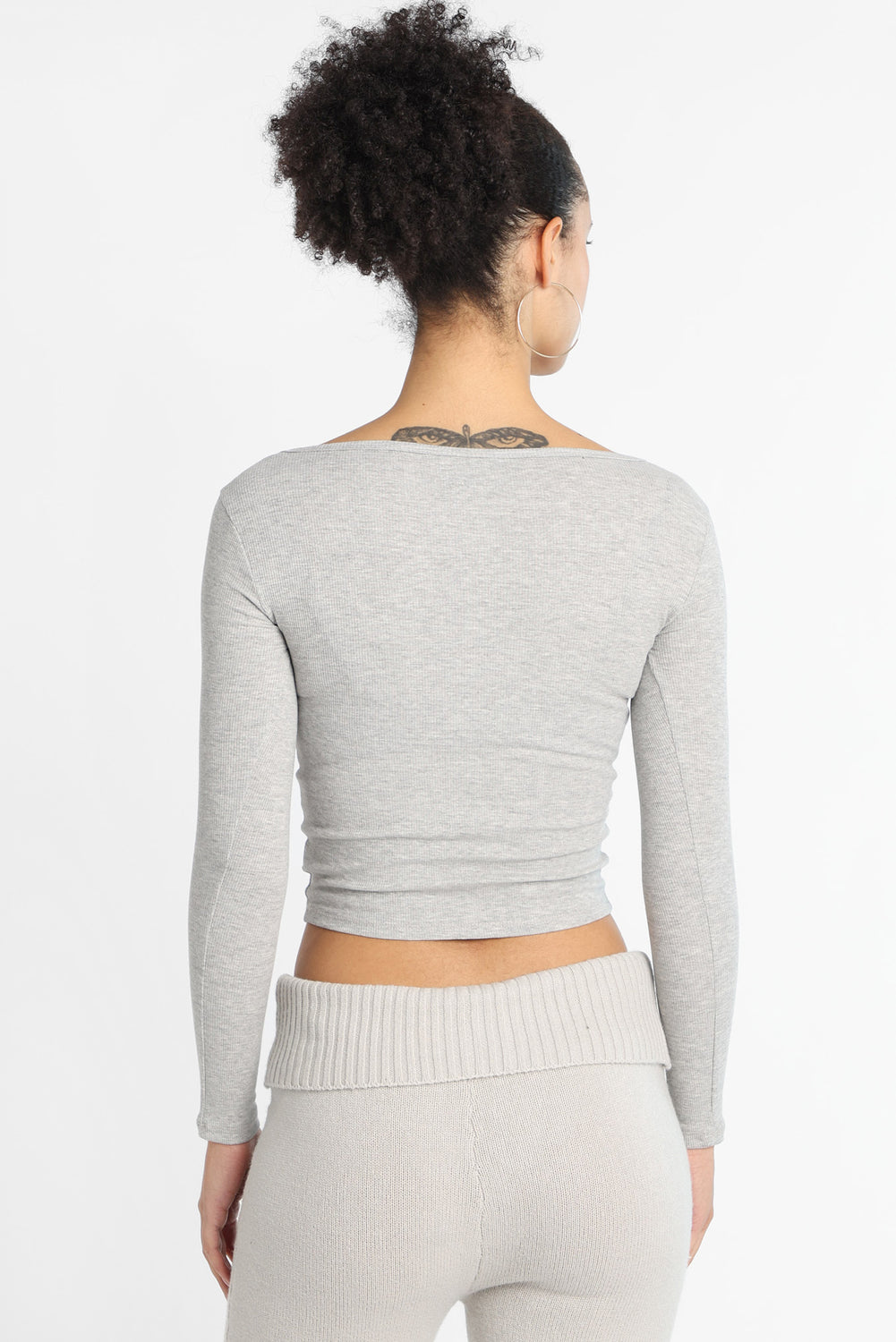 AERO Long Sleeve Henley Baby Tee AERO Long Sleeve Henley Baby Tee