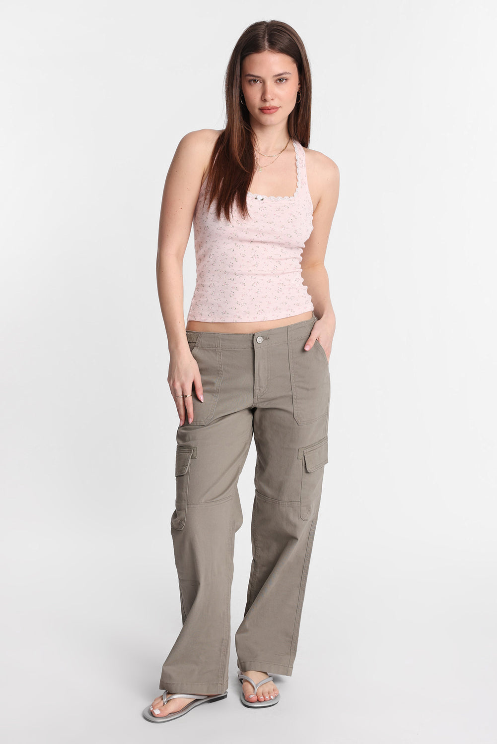 AERO Low Rise Baggy Cargo Twill Pants AERO Low Rise Baggy Cargo Twill Pants