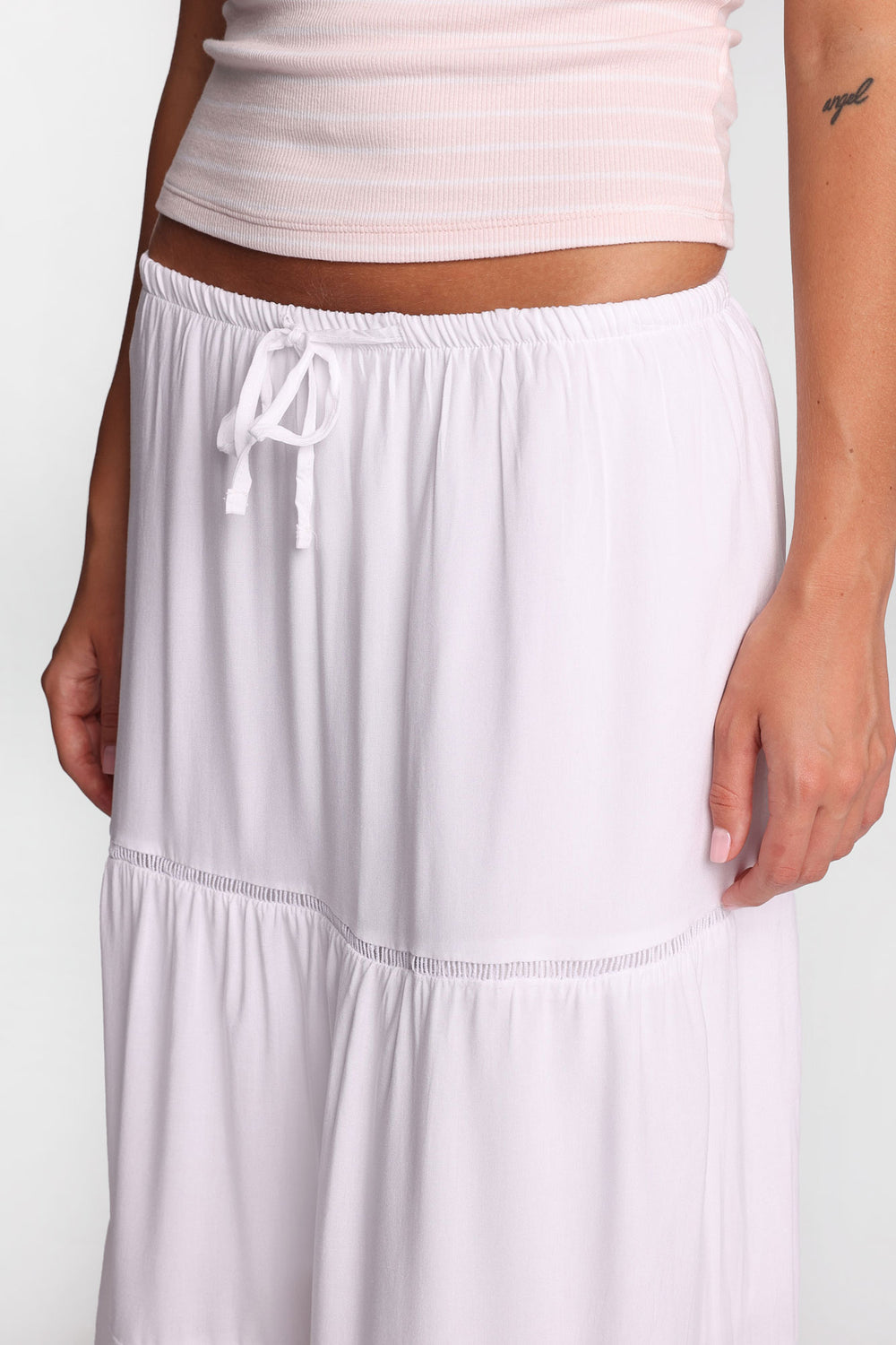 AERO Lace Trim Maxi Skirt AERO Lace Trim Maxi Skirt