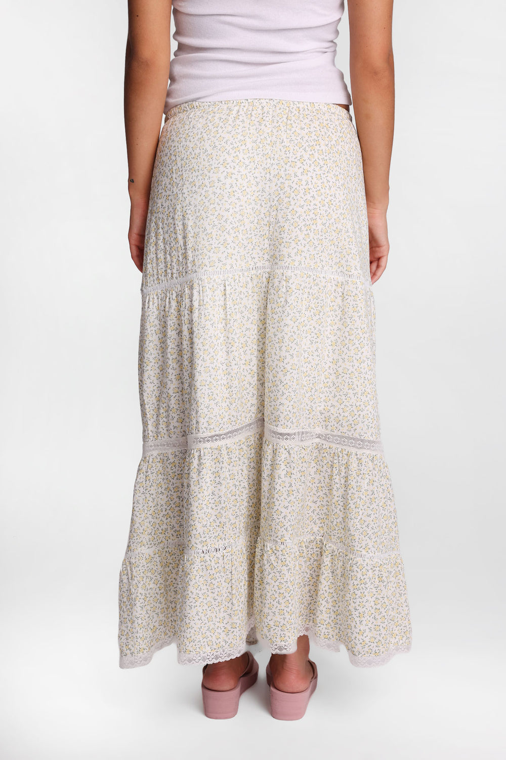 AERO Lace Trim Maxi Skirt AERO Lace Trim Maxi Skirt