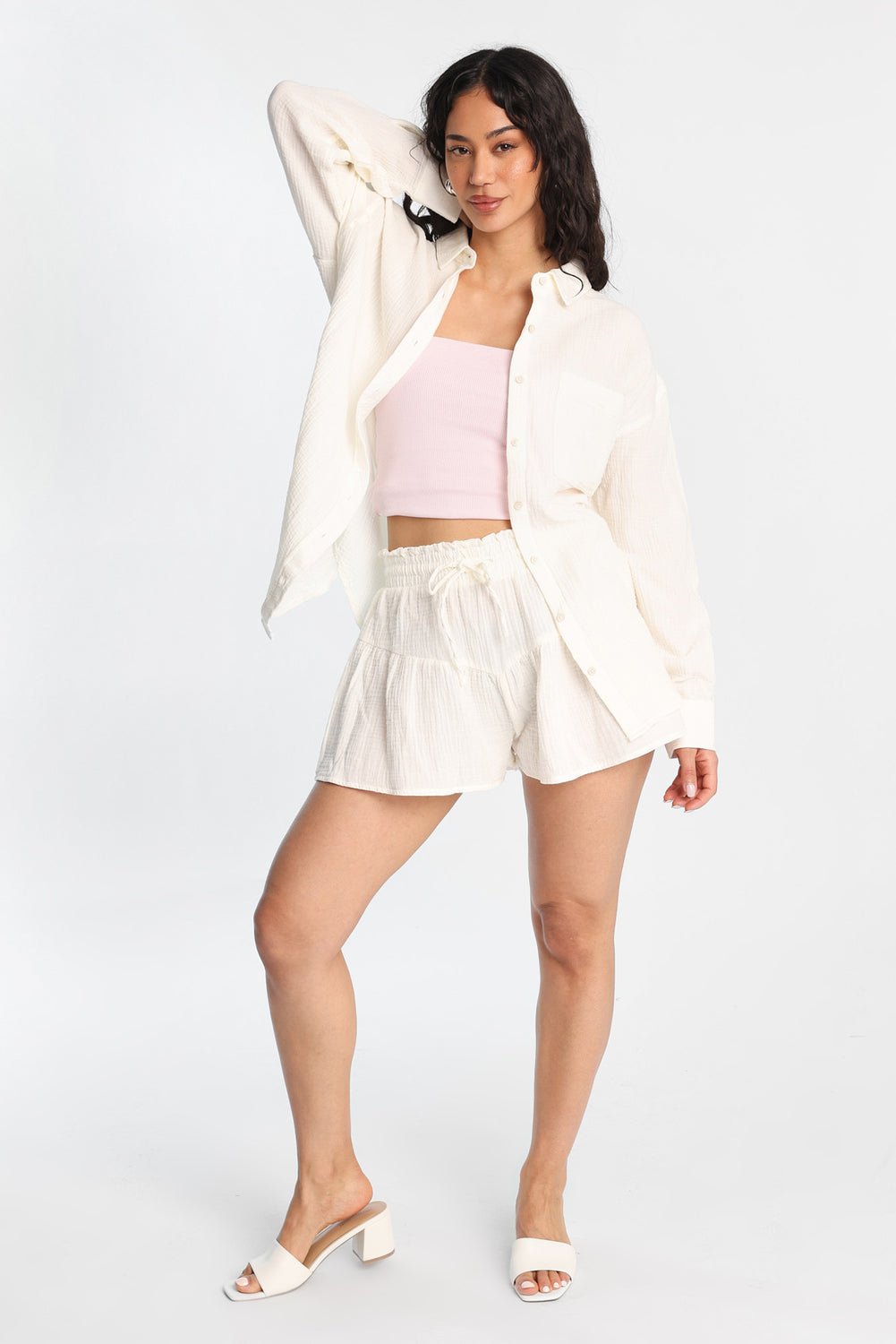 Short en coton léger à enfiler AERO Short en coton léger à enfiler AERO