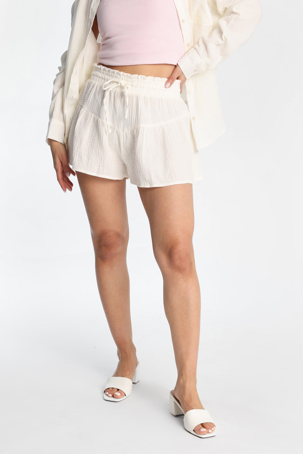 Short en coton léger à enfiler AERO Short en coton léger à enfiler AERO