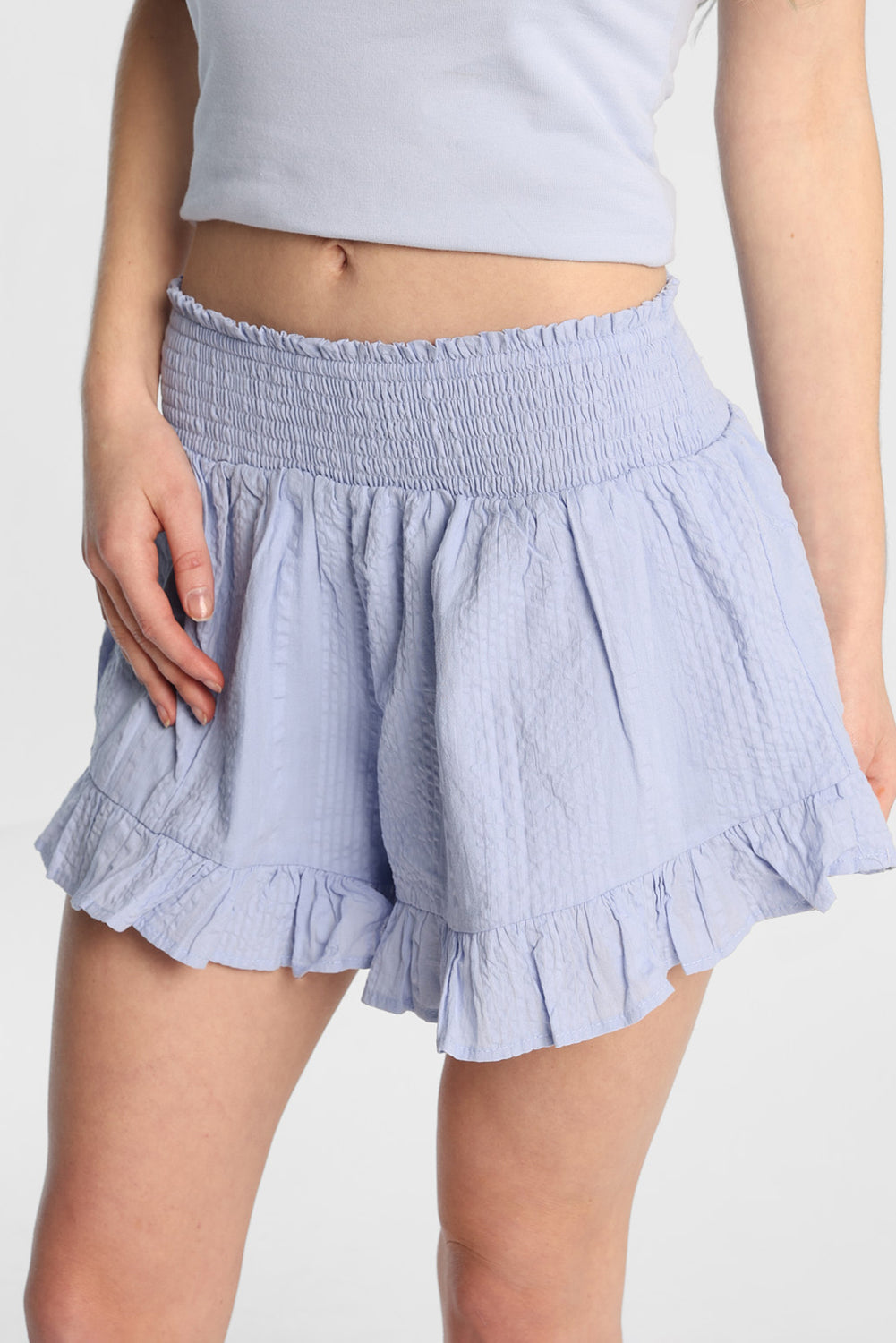 Short à enfiler en seersucker AERO Short à enfiler en seersucker AERO