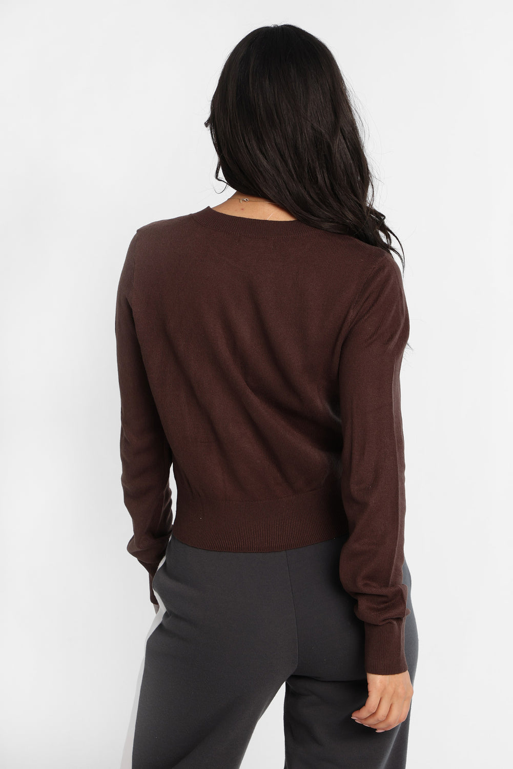 Button-Up Crew Neck Cardigan Button-Up Crew Neck Cardigan