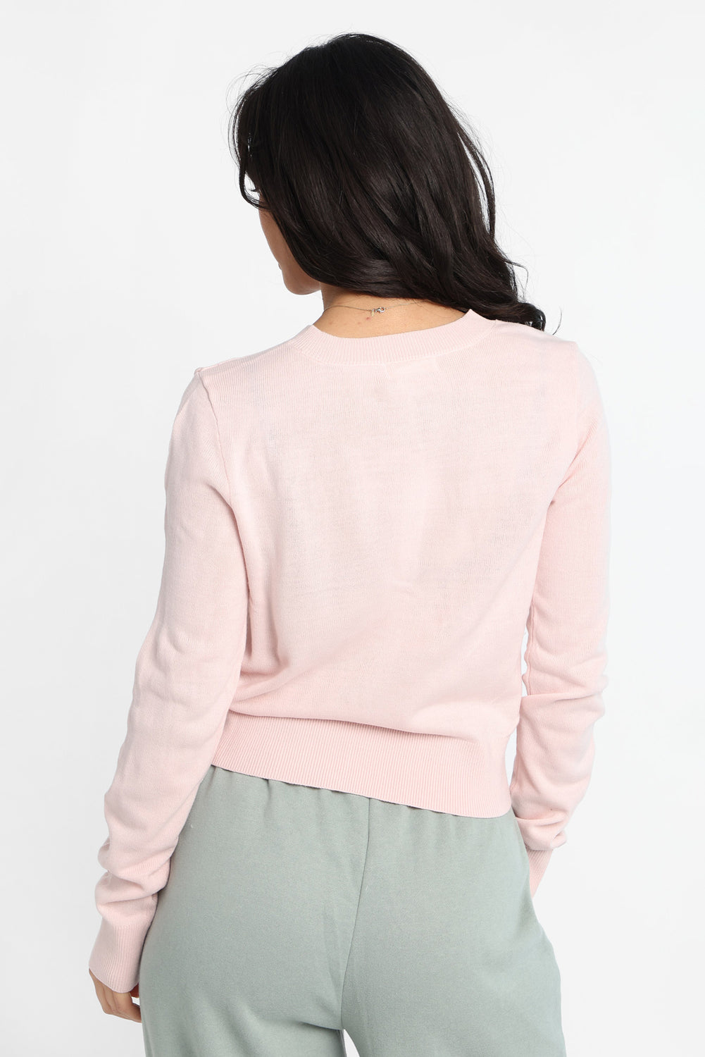 Button-Up Crew Neck Cardigan Button-Up Crew Neck Cardigan