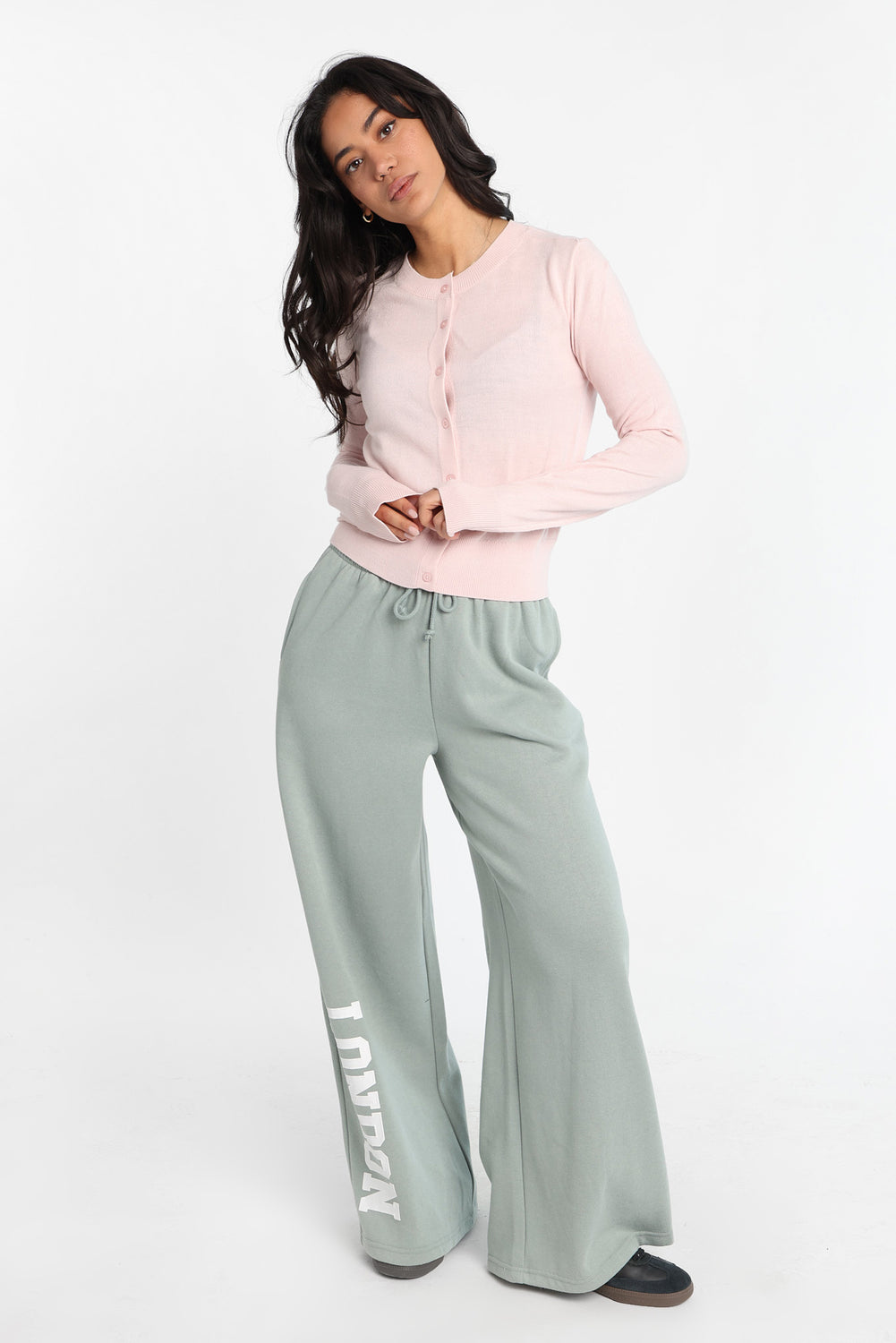 Button-Up Crew Neck Cardigan Button-Up Crew Neck Cardigan