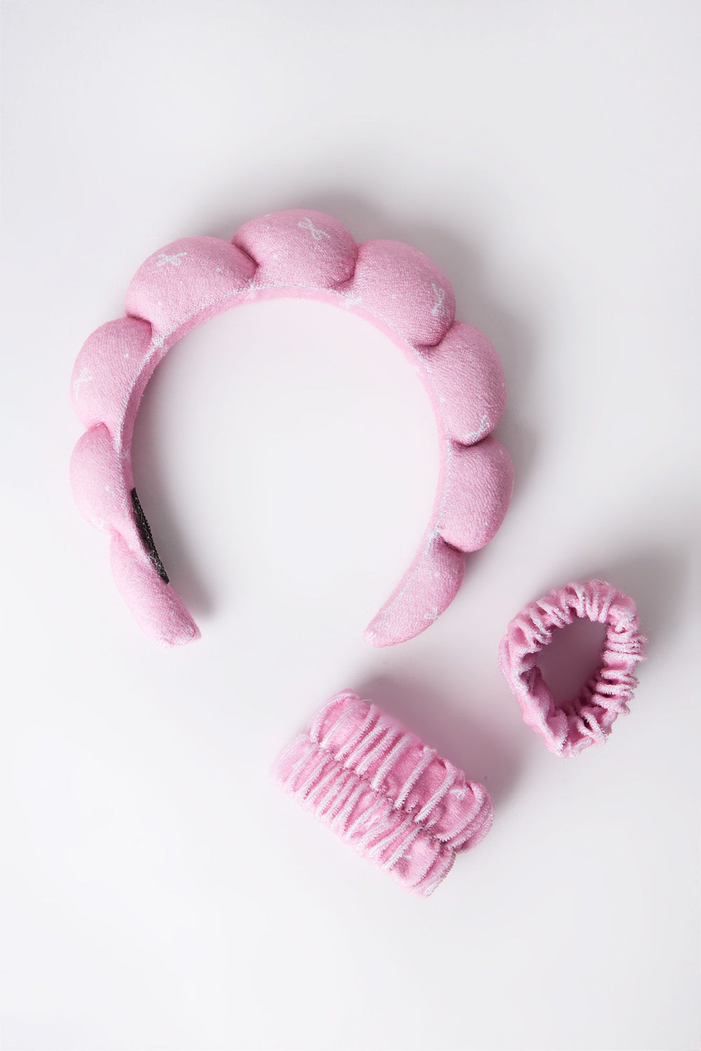 Ensemble serre-tête et bracelet de spa Ensemble serre-tête et bracelet de spa