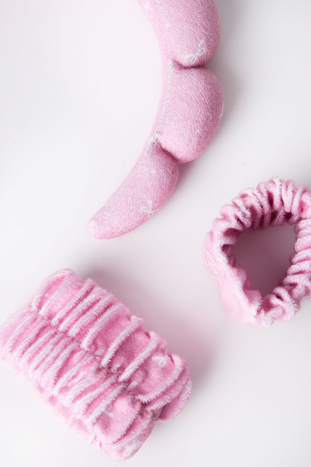 Ensemble serre-tête et bracelet de spa Ensemble serre-tête et bracelet de spa