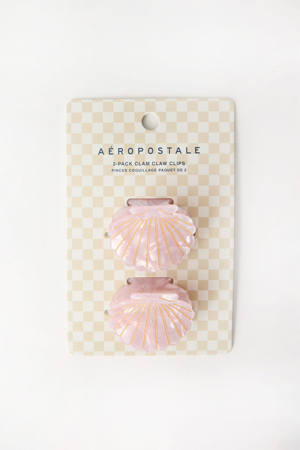Aéropostale Seashell Clam Claw Clips 2-Pack Aéropostale Seashell Clam Claw Clips 2-Pack