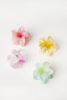 Pinces à griffes fleurs Aéropostale paquet de 4