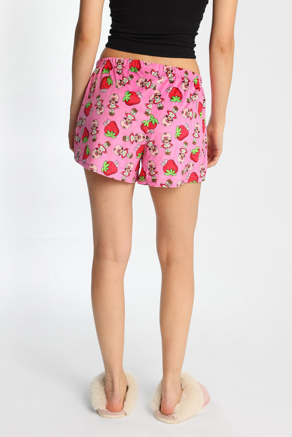 Strawberry Shortcake Velour Pajama Shorts Strawberry Shortcake Velour Pajama Shorts