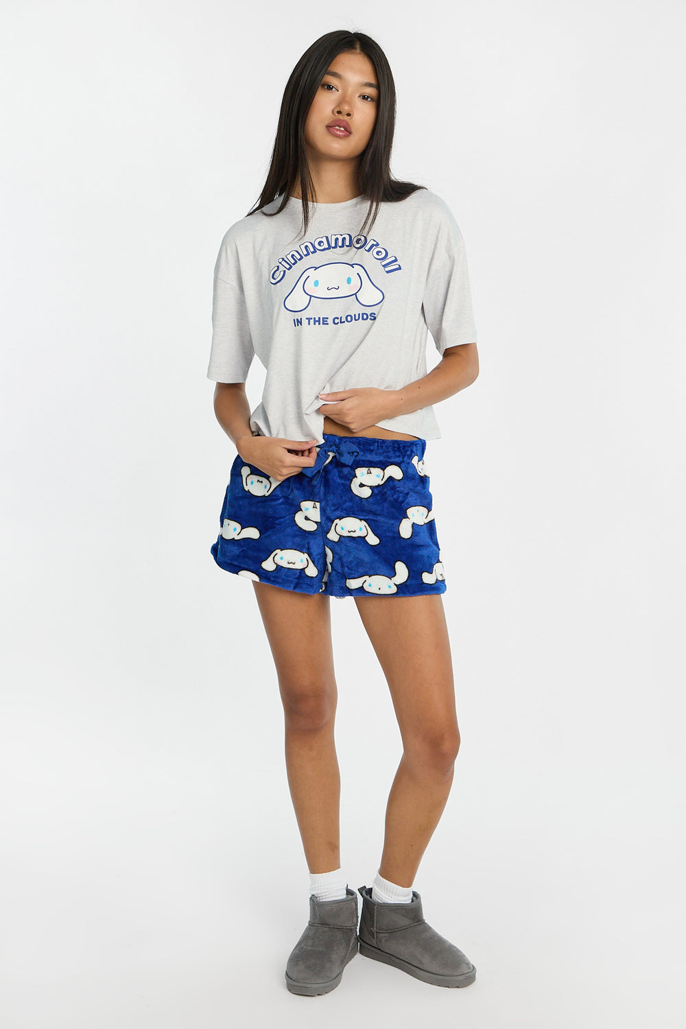 Ensemble de pyjama 2 pièces imprimé Cinnamoroll In The Clouds Ensemble de pyjama 2 pièces imprimé Cinnamoroll In The Clouds