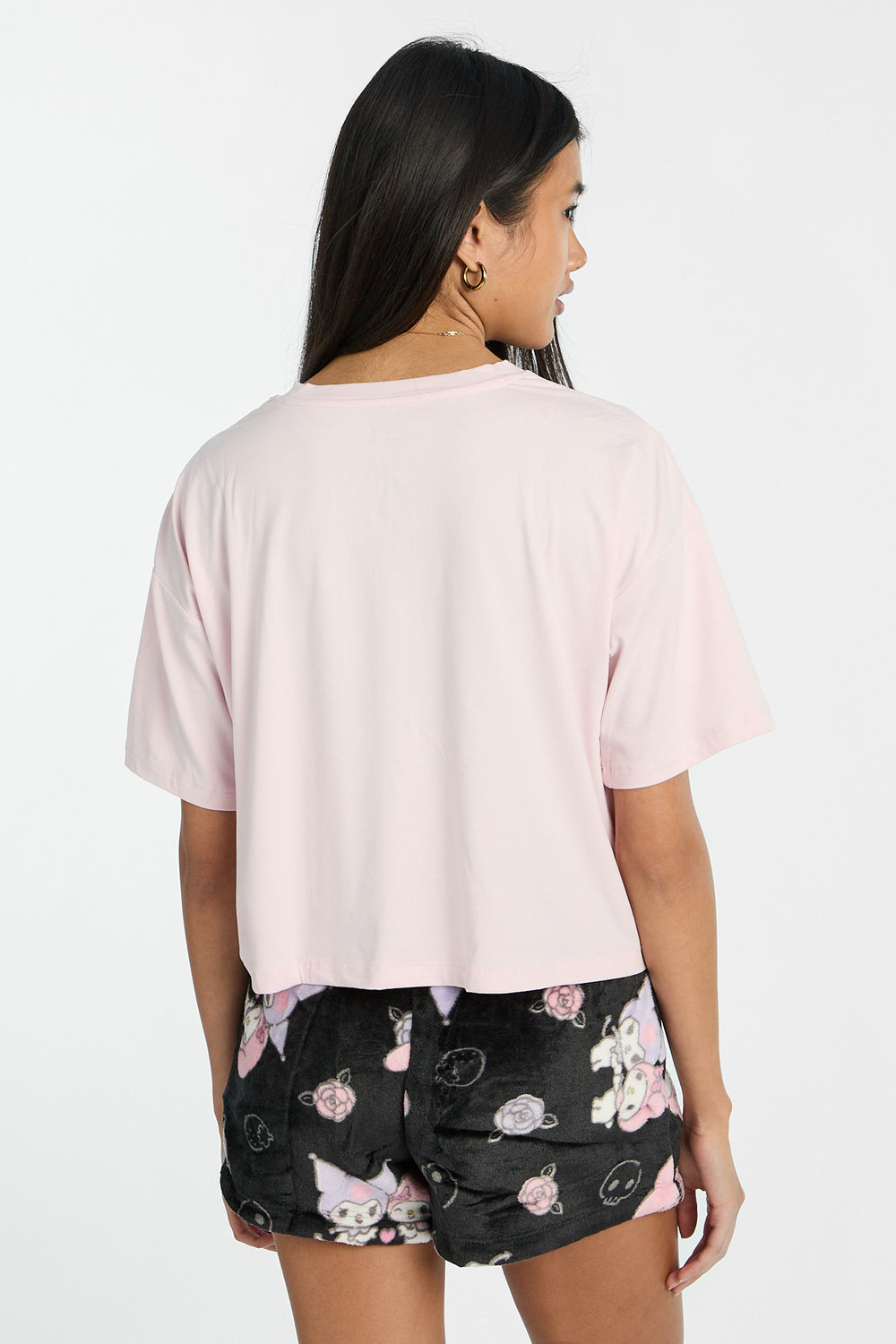 Ensemble de pyjama 2 pièces imprimé Kuromi My Melody Ensemble de pyjama 2 pièces imprimé Kuromi My Melody