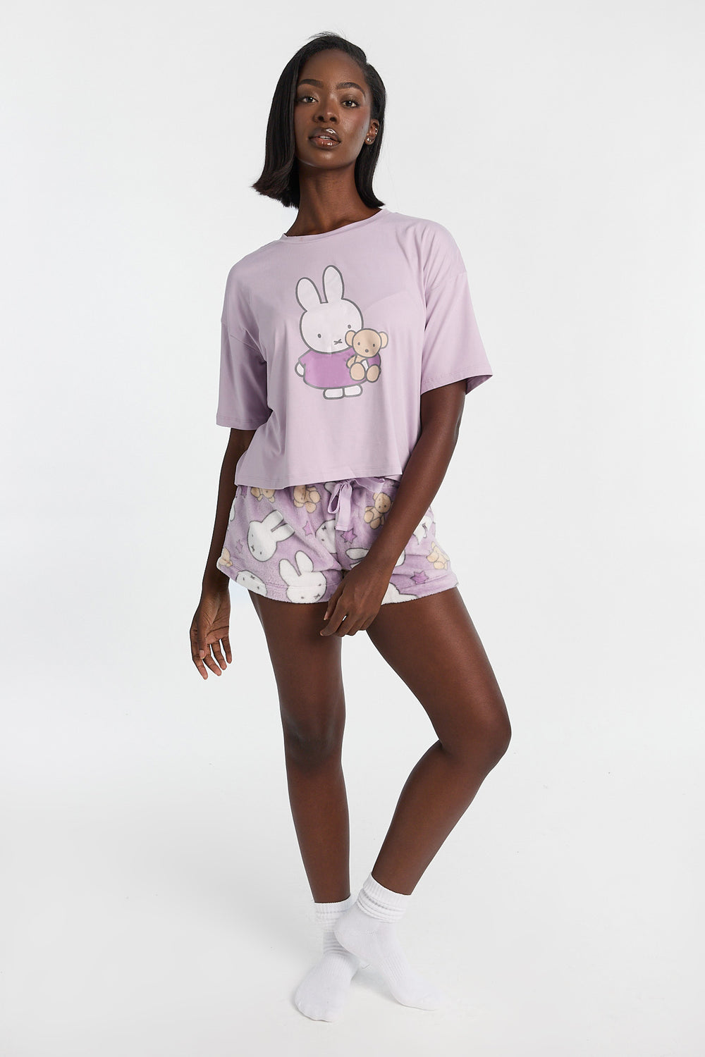 Ensemble de pyjama 2 pièces imprimé ourson Miffy Ensemble de pyjama 2 pièces imprimé ourson Miffy