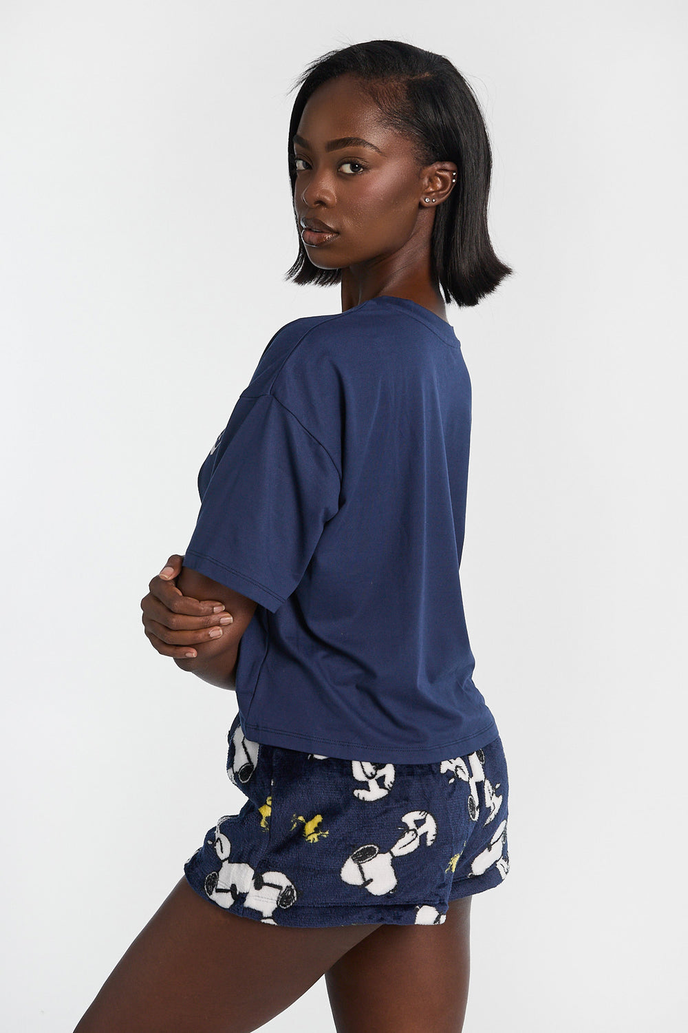 Peanuts Snoopy 2-Piece Pajama Tee & Shorts Set Peanuts Snoopy 2-Piece Pajama Tee & Shorts Set