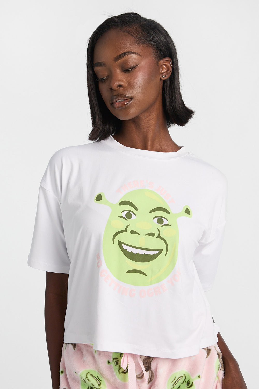 Ensemble de pyjama 2 pièces imprimé Shrek Ensemble de pyjama 2 pièces imprimé Shrek